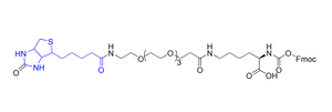 Fmoc-Lys (biotin-PEG4)-OH